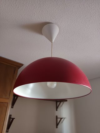 Lámpara Techo IKEA 365 Brasa Roja 45cm