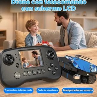 Drone 4K Pieghevole FPV con Schermo LCD Nuovo