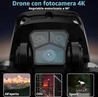 Drone 4K Pieghevole FPV con Schermo LCD Nuovo
