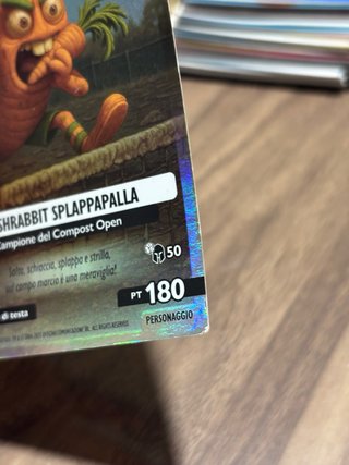 Carta molto rara Brainrot Smashrabbit Splappapalla