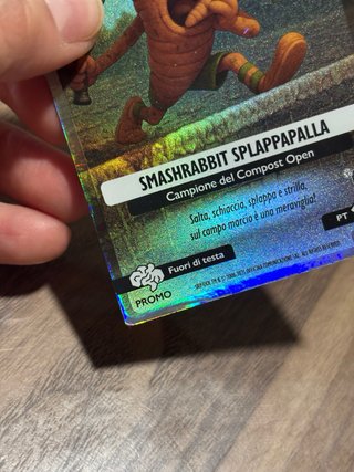 Carta molto rara Brainrot Smashrabbit Splappapalla
