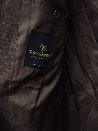 Giacca Uomo Norton & Wilson Vintage Grigio