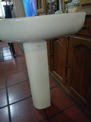 Lavamanos con pie / pedestal de porcelana