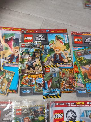 Lote 5 Revistas LEGO Jurassic World