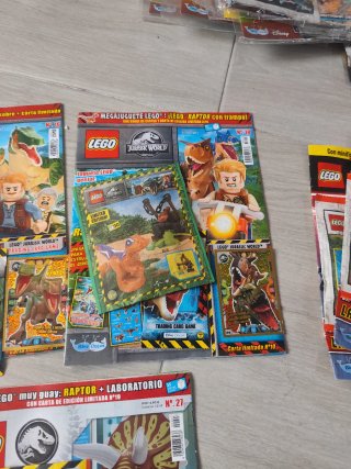 Lote 5 Revistas LEGO Jurassic World