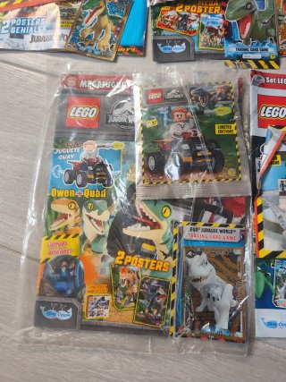 Lote 5 Revistas LEGO Jurassic World