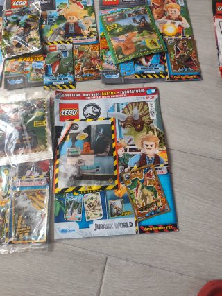 Lote 5 Revistas LEGO Jurassic World