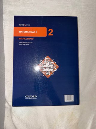 Inicia Matemáticas 2.º Bachillerato. Libro del ...