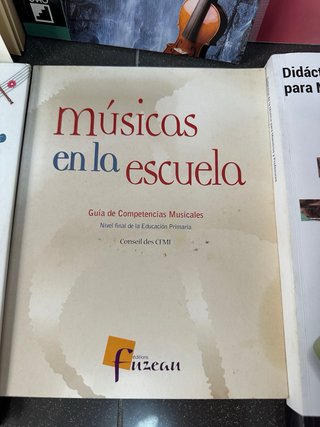 Libros docentes de Música