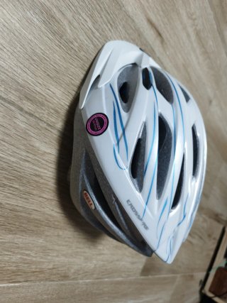 Casco de Bicicleta Bell Blanco y Azul