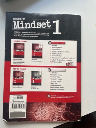 Mindset 1 Bachillerato. Students's book y Workbook