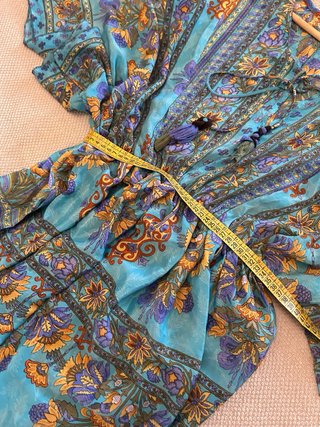 Vestido boho estampado talla única
