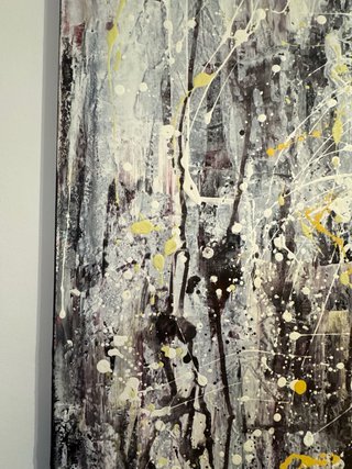 Pintura abstracta original 100x80cm