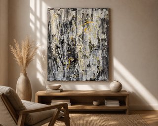 Pintura abstracta original 100x80cm