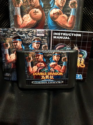 Double Dragon Sega Mega Drive Cartucho
