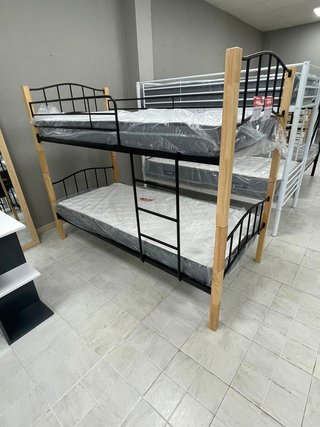 Litera individual forja y madera