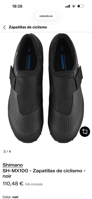 Zapatillas ciclismo Shimano, número 45