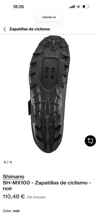 Zapatillas ciclismo Shimano, número 45