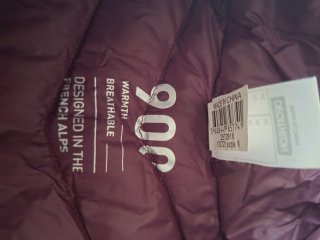 Chaqueta acolchada Wedze mujer morada