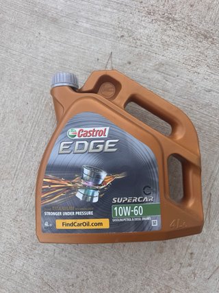 Aceite Castrol EDGE 10W-60 Supercar 4L