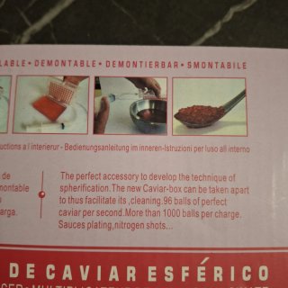 Caviar-Box Dispensador Esférico
