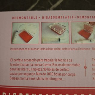 Caviar-Box Dispensador Esférico