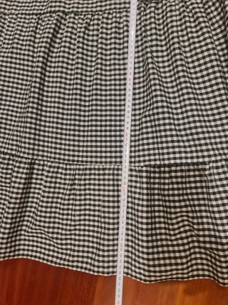 Vestido Vichy Negro y Blanco