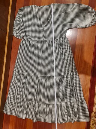 Vestido Vichy Negro y Blanco