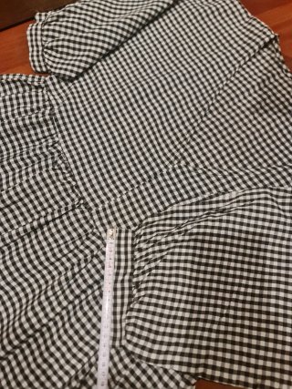 Vestido Vichy Negro y Blanco