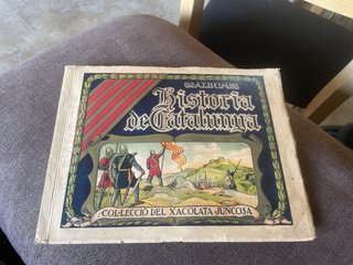Album historia de Catalunya collecio de xocolata