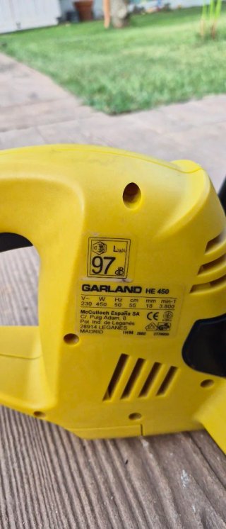 Cortasetos Eléctrico Garland