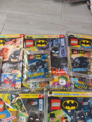 Lote 5 Revistas LEGO Batman