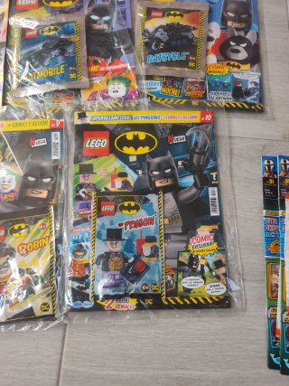 Lote 5 Revistas LEGO Batman