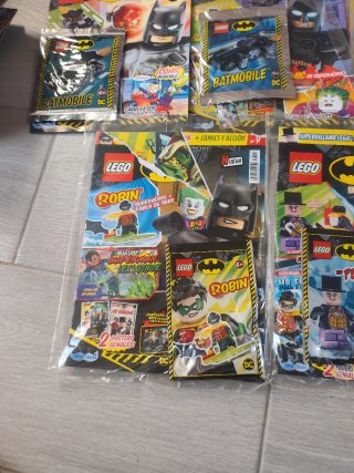 Lote 5 Revistas LEGO Batman