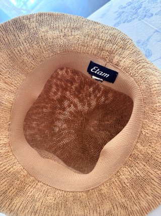 Sombrero de paja mujer verano beige