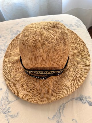 Sombrero de paja mujer verano beige