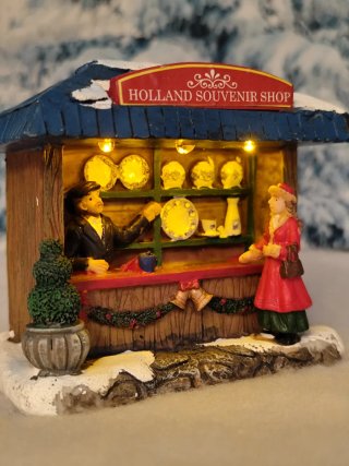 Puesto navideño