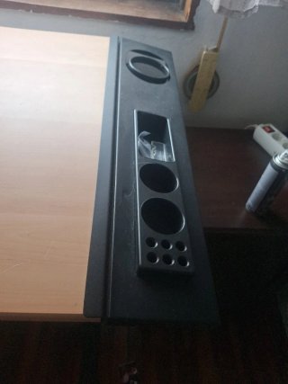 Tavolo da disegno in legno e nero