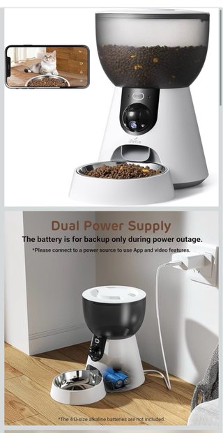Comedero Automático PERRO GATO con Cámara NUEVO