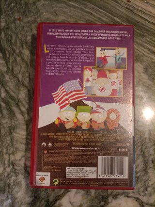 Película South Park VHS (Español)