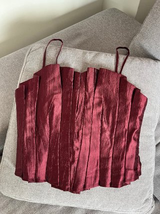 Conjunto Tintoretto Top y Pantalón Burdeos