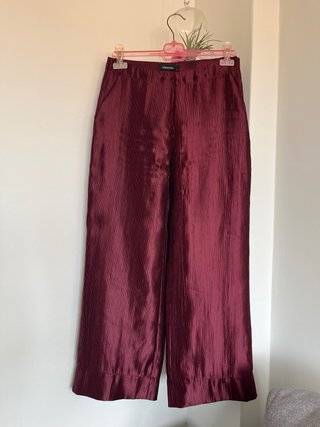 Conjunto Tintoretto Top y Pantalón Burdeos
