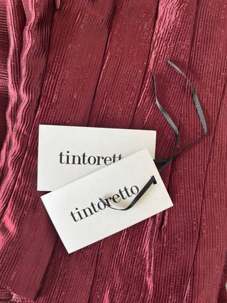 Conjunto Tintoretto Top y Pantalón Burdeos