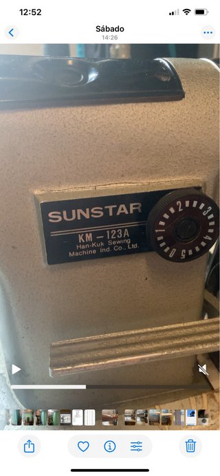 Máquina de coser Sunstar KM 123-A