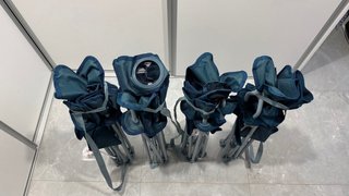 4 Sillas Plegables Quechua Basic Reposabrazos