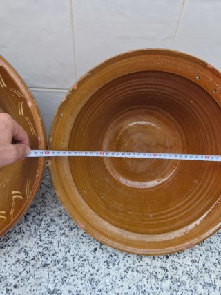 Juego de 3 Lebrillos de Barro
