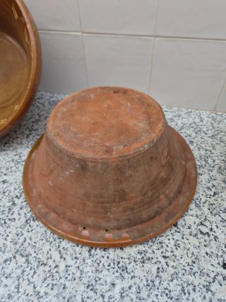 Juego de 3 Lebrillos de Barro