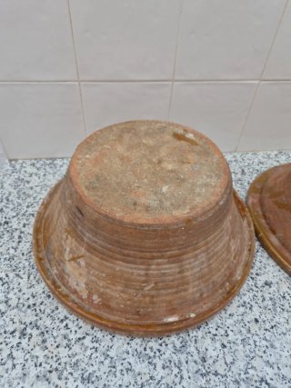 Juego de 3 Lebrillos de Barro