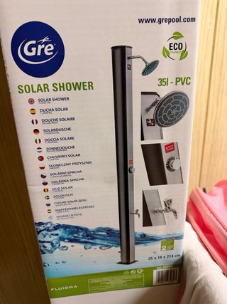 Ducha Solar Gre 35L PVC