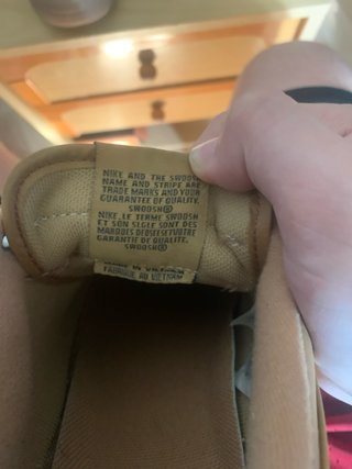 Nike Air Force 1 Marrones/Amarillas